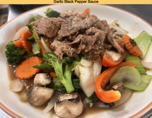 Garlic Black Pepper Sauce Beef